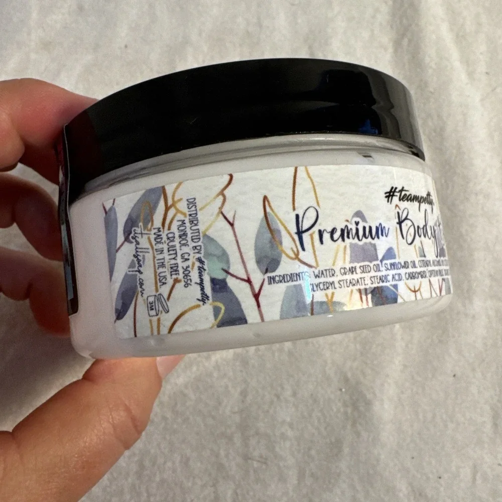 Team Petty Premium Body Butter  Wisteria 8 Ounce Hydrating‎ Small Batch USA Made